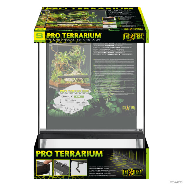 Exo Terra Pro Terrarium Advanced Natural Terrarium Small Tall 45x45x60cm