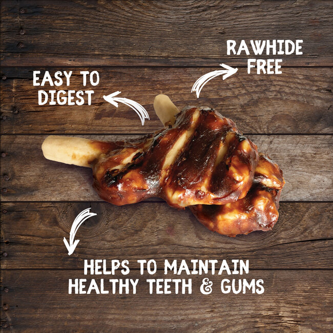 Better than Rawhide BBQ Chop Lamb Flavour 4 pack