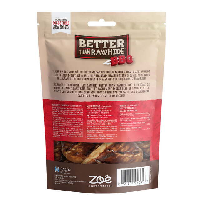Better than Rawhide BBQ Steak Beef Flavour 4 pack