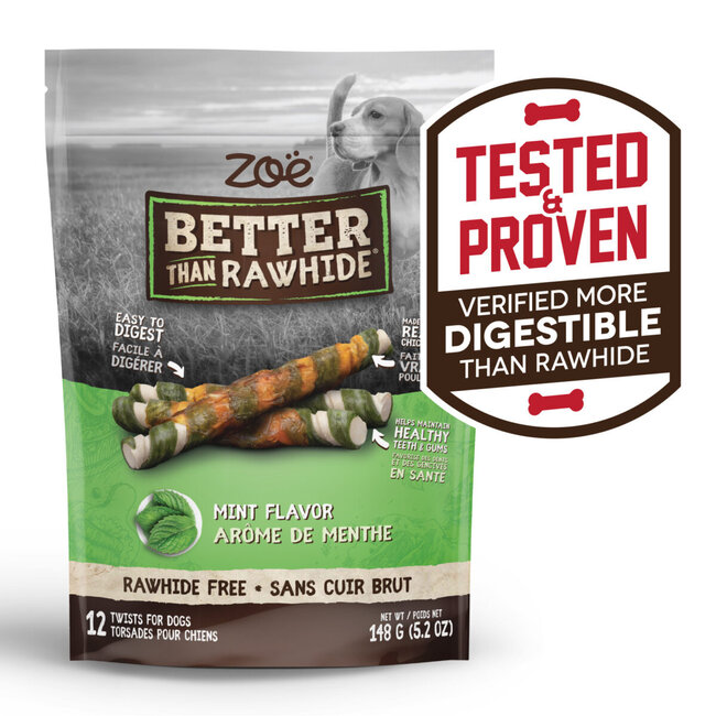Better than Rawhide Twists Mint Flavour 12 pack