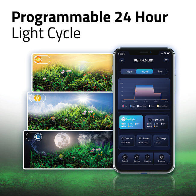 Fluval Plant 4.0 LED for Fresh & Planted Aquariums 59W - 46.25-61 in (117-155 cm)