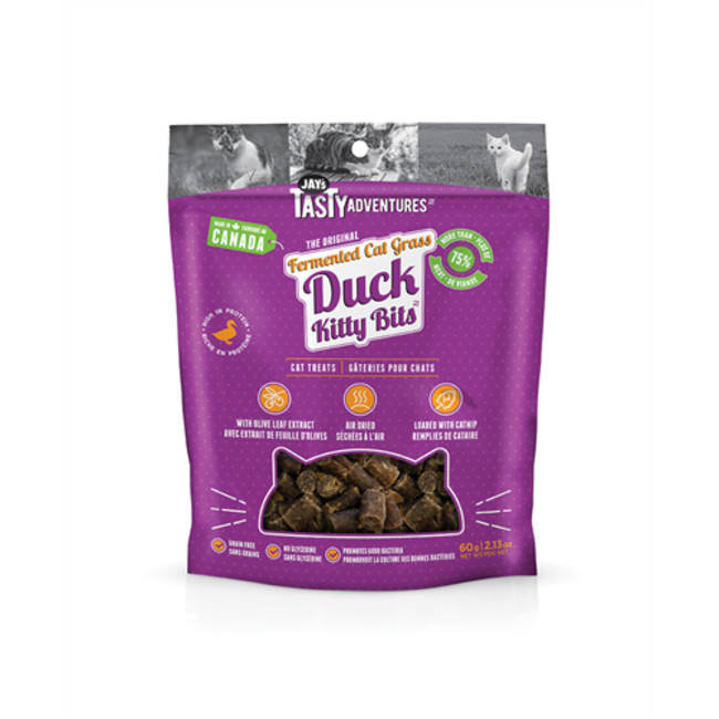 Jays Fermented Cat Grass Duck Cat Treats 60g
