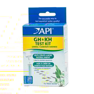 API API GH & KH General & Carbonate Hardness Test Kit for Freshwater Aquariums