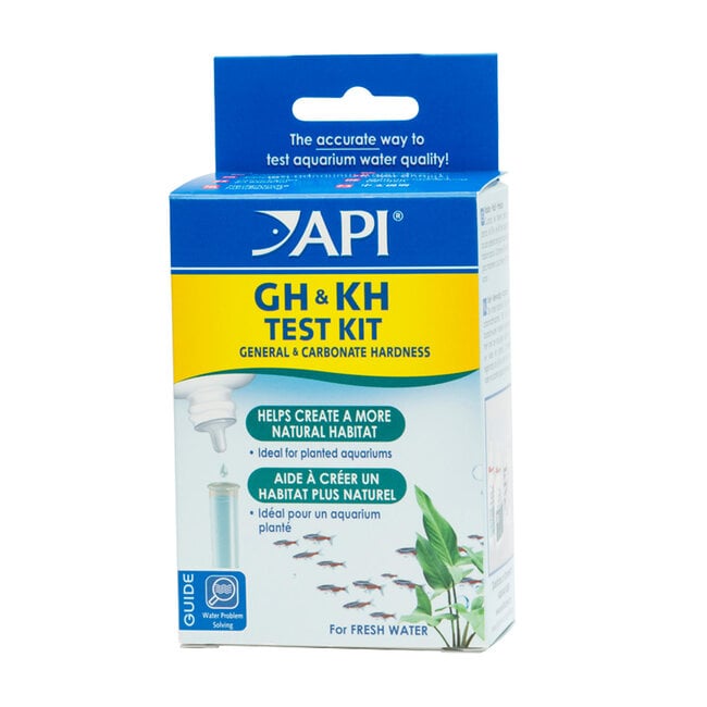 API GH & KH General & Carbonate Hardness Test Kit for Freshwater Aquariums
