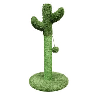 Animal Treasures Cat Tree Scratcher - Cactus - 25"