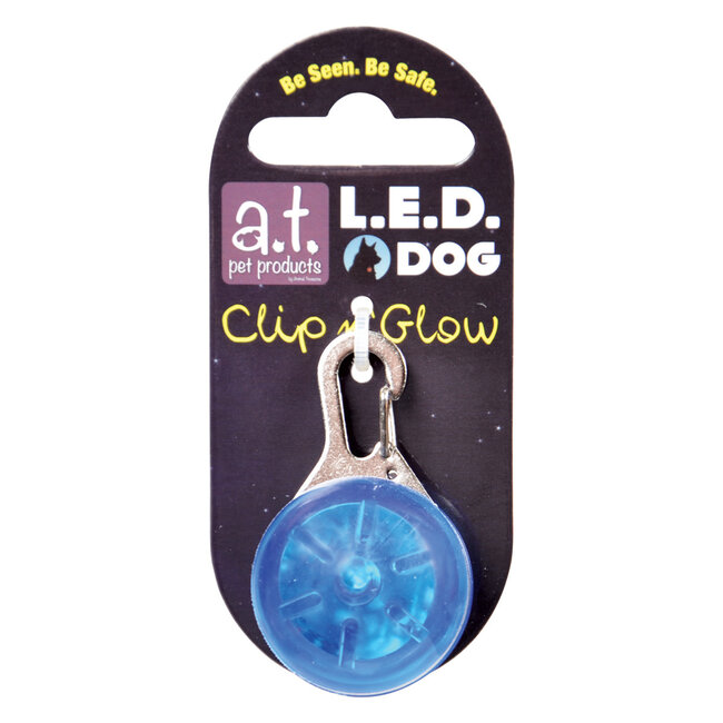 LED Clip n' Glow Tag Blue