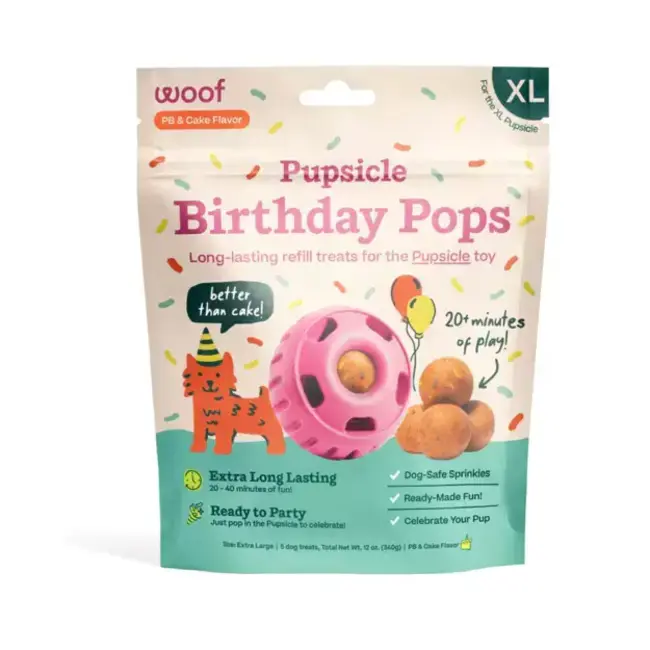 Woof Birthday Pops XL