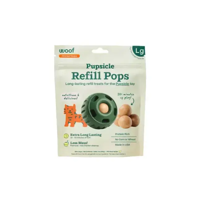 Woof Beef Pops Large