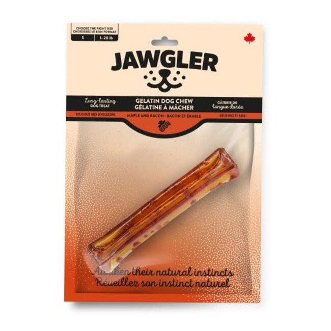 Jawgler Maple & Bacon Gelatin Dog Chew Small