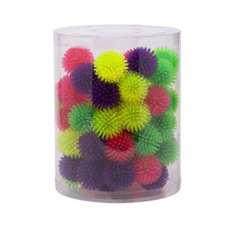 Bud'z Bud'Z Colourful Hedgehog Ball Cat Toy Bud'z Bud'Z Colourful Hedgehog Ball Cat Toy