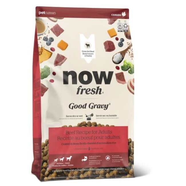 Now Fresh Good Gravy Beef Recipe With Ancient Grains Dog Food 3.5lb