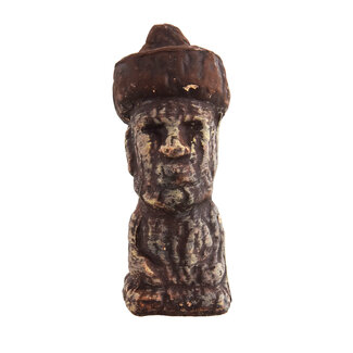 Underwater Treasures Ceramic Moai Statue with Hat Aquarium Ornament Underwater Treasures Ceramic Moai Statue with Hat Aquarium Ornament