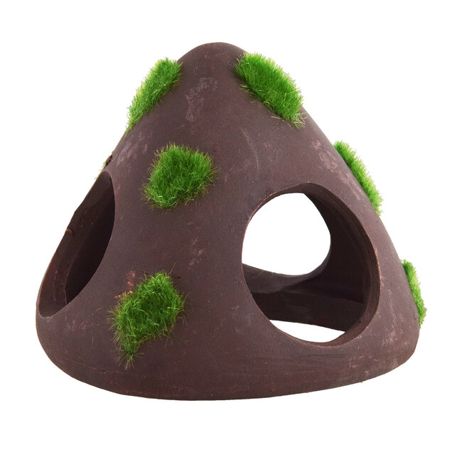 Mossy Shrimp Cone 3.5" Aquarium Ornament