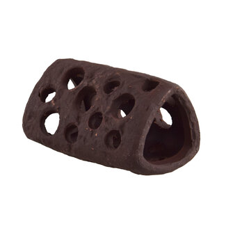 Underwater Treasures Holey Ceramic Tube Triangle Aquarium Ornament Underwater Treasures Holey Ceramic Tube Triangle Aquarium Ornament