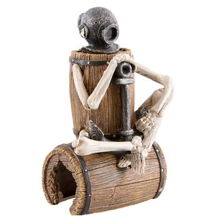 Underwater Treasures Skeleton Diver Aquarium Ornament Underwater Treasures Skeleton Diver Aquarium Ornament