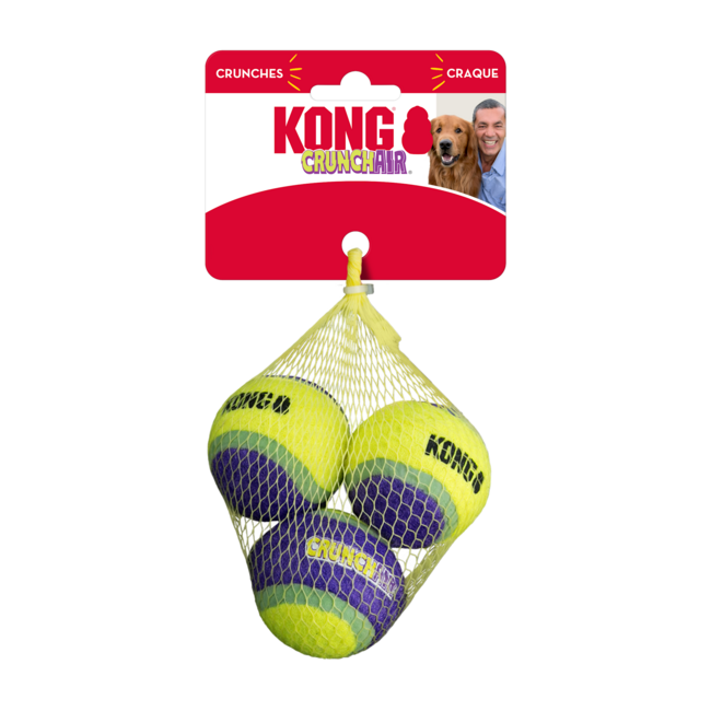 Kong CrunchAir Balls Small 3pk