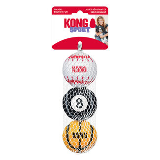 Kong Kong Sport Ball Medium 3pk Kong Kong Sport Ball Medium 3pk