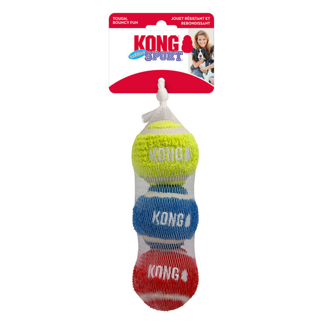 Kong Sport Softies Balls Medium 3pk