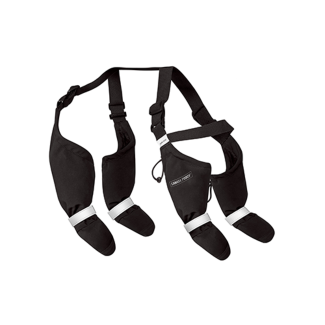 Canada Pooch Suspender Boots Black
