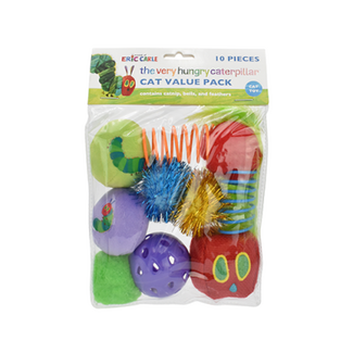 Multipet The Very Hungry Caterpillar Value Pack Cat Toy 10pk