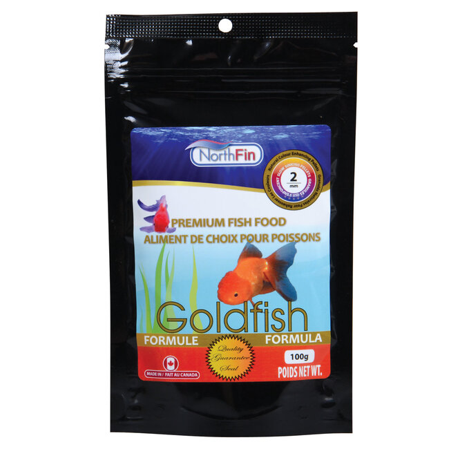 Northfin Goldfish Formula 2mm Sinking Pellets 100g