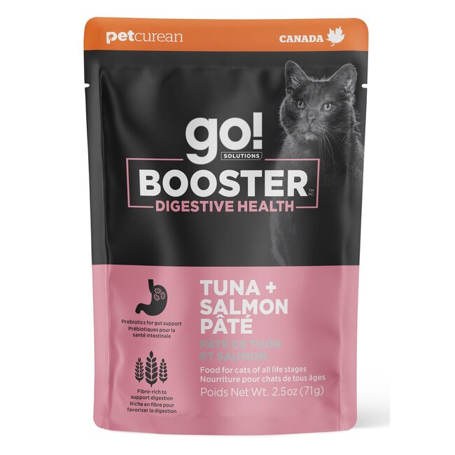Go! Booster Digestive Health Tuna & Salmon Pate for Cats 2.5oz