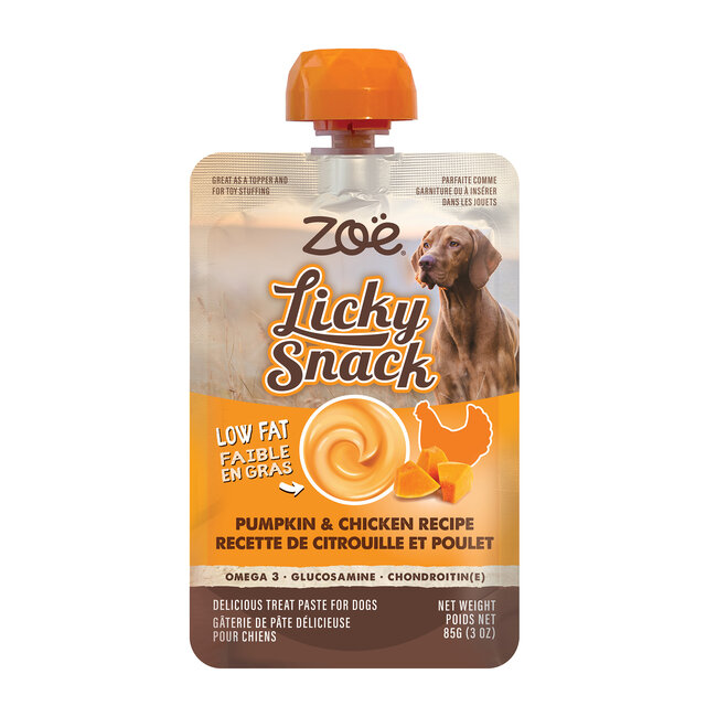 Zoe Licky Snack Pumpkin & Chicken Recipe 85g Pouch