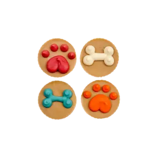 Bosco and Roxys Paws up for Bones Peanut Butter Flavoured Treat Cup Dog Cookie