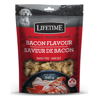 Lifetime Lifetime Bacon Flavour Dog Biscuit 340g