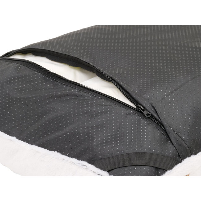 Bud'Z Quartz Flat Dog Bed Gray 23x16x4"