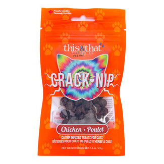 This & That Canine Co. Crack-Nip Chicken Cat Treat 43g