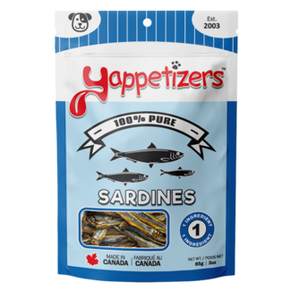Yappetizers Yappetizers Dehydrated Dog Treat Sardines 85g