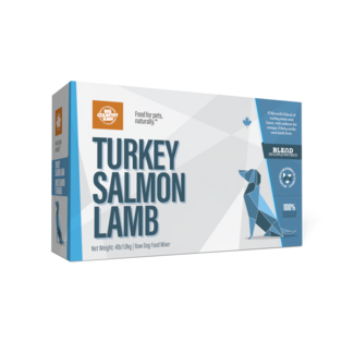 Big Country Raw Turkey Salmon Lamb Carton 4lb