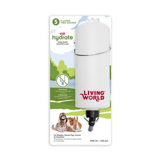 Living World Hydrate Leak-Proof Plastic Water Bottle XLarge 946 ml (32 oz)