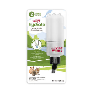 Living World Hydrate Leak-Proof Plastic Water Bottle Small 120 ml (4 oz)