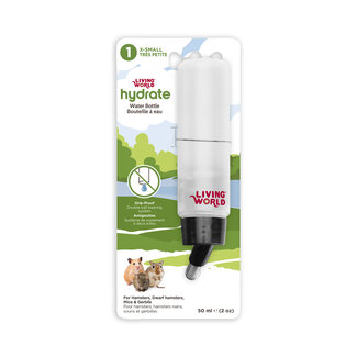 Living World Hydrate Leak-Proof Plastic Water Bottle X-Small 60 ml (2 oz)