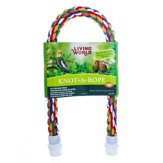 Living World Living World Multi-Coloured Cotton Perch 20mm dia x 53cm L