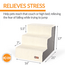 Pet Steps Fleece 3 Step Gray