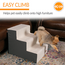 Pet Steps Fleece 3 Step Gray