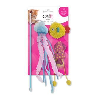 Catit Catit Sea Animal Set Cat Toy 3pk