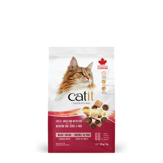 Catit Catit Signature Freeze-Dried Raw Nutrition Weight Control for Adult Cats Chicken Recipe 1.8kg (4lb)