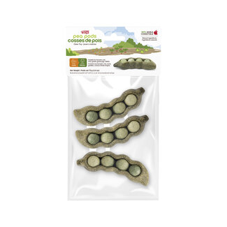 Living World Living World Edible Pea Pods Chew Toy 3pk