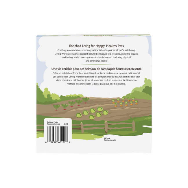 Living World Edible Sunflower Feeder 160g