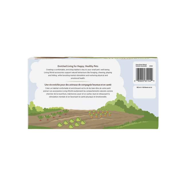 Living World Edible Acorn Home Hideout 230g