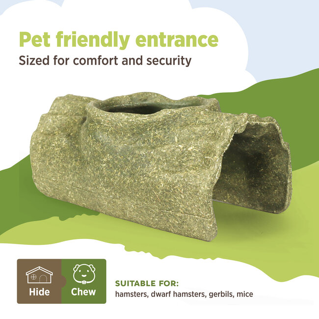 Living World Edible Tree Trunk Hideout 170g