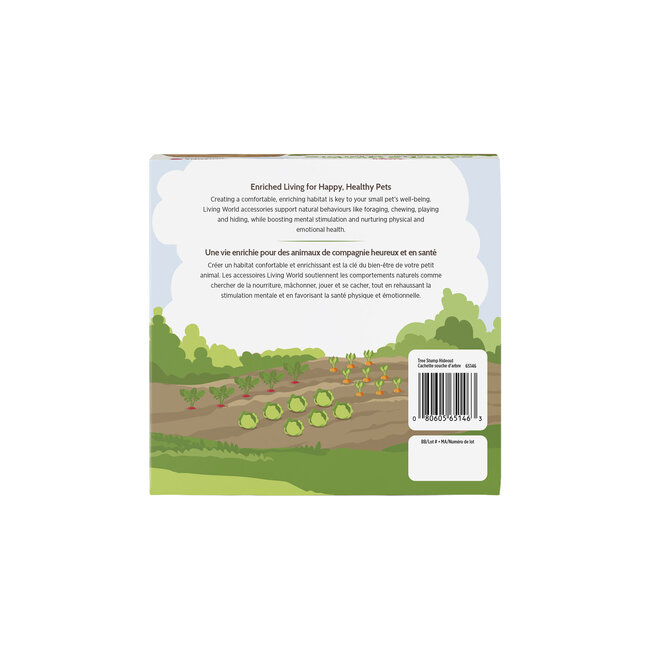Living World Edible Tree Stump Hideout 150g