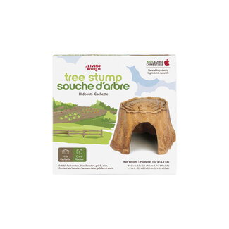 Living World Living World Edible Tree Stump Hideout 150g