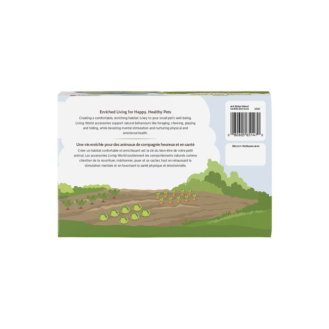 Living World Edible Arch Bridge Hideout 165g