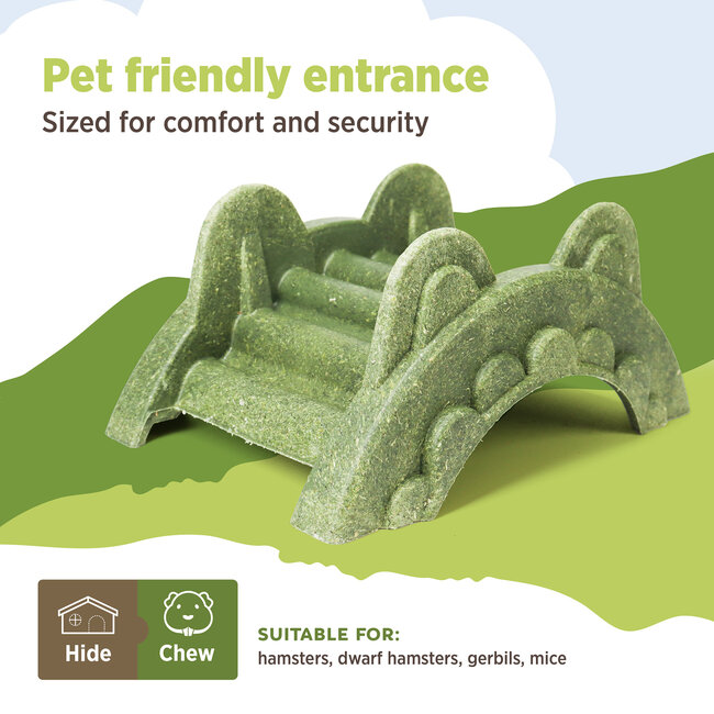 Living World Edible Arch Bridge Hideout 165g