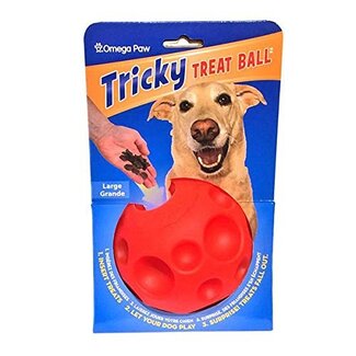 Omega Paw Omega Paw Tricky Treat Ball Large